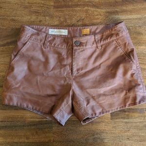 Pilcro faux lether shorts